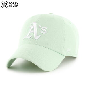 47Brand キャップ 帽子 レディース 女性 メンズ 男性 フォーティーセブン 47キャップ '47 春 夏 秋 冬 野球 おしゃれ プレゼント アスレチックス CLEAN UP 47brand405 アロエ FREE