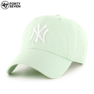47Brand キャップ 帽子 レディース 女性 メンズ 男性 フォーティーセブン 47キャップ '47 春 夏 秋 冬 野球 おしゃれ プレゼント ヤンキース CLEAN UP 47brand407 アロエ FREE