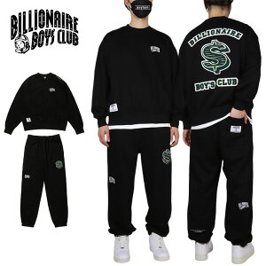 �r���I�l�A�{�[�C�Y�N���u �Z�b�g�A�b�v BILLIONAIRE BOYS CLUB �X�E�F�b�g �g���[�i�[ �X�E�F�b�g�p���c �����Y ���f�B�[�X �u�����h �傫���T�C�Y ������� �������� �l�C �u���b�N bbc26ss003 M L