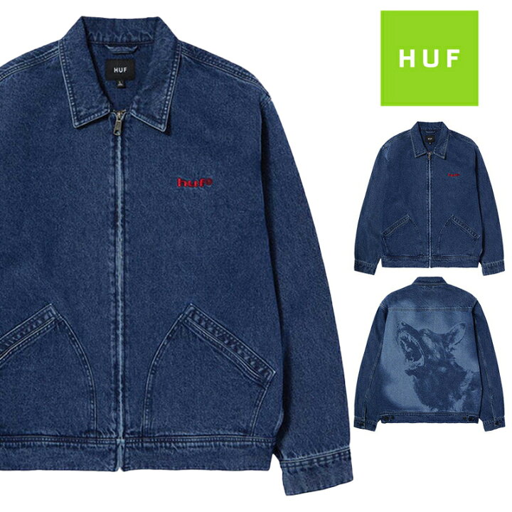 楽天市場】HUF ハフ デニムジャケット アウター レディース メンズ 