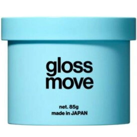 ブルー【gloss move】LIPPS リップス グロスムーブ ヘアワックス (85g) ウェットブラスト 新モデル ナチュラル メンズ 美容室 アップルグリーン　スタイリング剤　スタイリングヘアワックス メンズ ヘアワックス