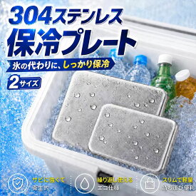 ＼お買い物マラソン特別価格！【59％OFF】／【753円！72%OFFクーポンで】【ステンレス保冷剤】保冷剤 長時間 ステンレス 強力保冷 クーラーボックス 小型 繰り返し使える 冷蔵冷凍対応 熱中症対策 急速冷却 アイスパック お弁当 釣り キャンプ スピード冷凍＆高性能保冷 BBQ