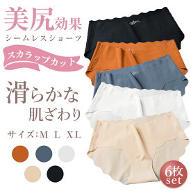 即納＼★84円/枚 6枚入 46％OFFクーポン★今だけの特別価格&2セット購入で／無縫製 6枚セット シームレス ショーツ レディース シームレスパンツ ショーツ 6枚セット 6色展開 3サイズ ショーツ セット パンティー ショーツ ストレッチ 抗菌 速乾 パンツ レディース下着