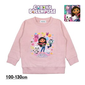 【セール】【メール便送料無料】長袖 トレーナー 裏起毛 キッズ 子供 GYABBY’S DOLLHOUSE 女の子 スウェット☆全1色【残りわずか】