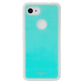 GRAMAS COLORS""Glassty"" Glass Hybrid Shell Case for Google Pixel 3a XL (ミント)