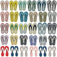 コットンサンダル スリッパ ルームサンダル ルームシューズ 現代百貨 夏用 浮き指 浮指 草履 部屋履き 洗…