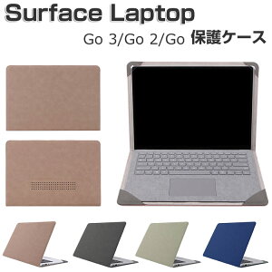 Microsoft Surface Laptop GO 3 2 12.4�^ �m�[�g�p�\�R�� ���[�P�[�X PU���U�[ ���p �m�[�gPC �C���i�[�o�b�O �y�� ���^ �t�� �L�����p�X�� ���h�~