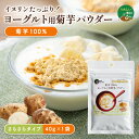 【1000円ポッキリ！】ヨーグルト用 菊芋パウダー 1袋（菊芋100パーセント） 粉末 40g きくいも イヌリン 熊本産 国産 …