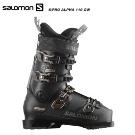 SALOMON サロモン スキーブーツ S/PRO ALPHA 110 GW Black/Titanium Metal 23-24 モデル
