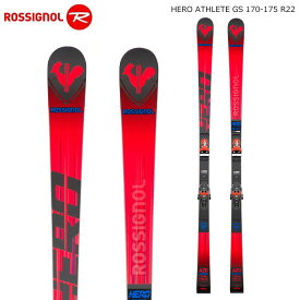 ROSSIGNOL ロシニョール スキー板 HERO ATHLETE GS 182 R22 + SPX 15 ROCKERACE HOT RED ビンディングセット 23-24 モデル