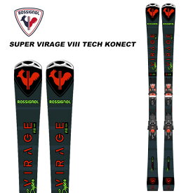 ROSSIGNOL ロシニョール スキー板 SUPER VIRAGE VIII TECH + SPX 14 KONECT GW B80 BLACK HOT RED ビンディングセット 23-24モデル