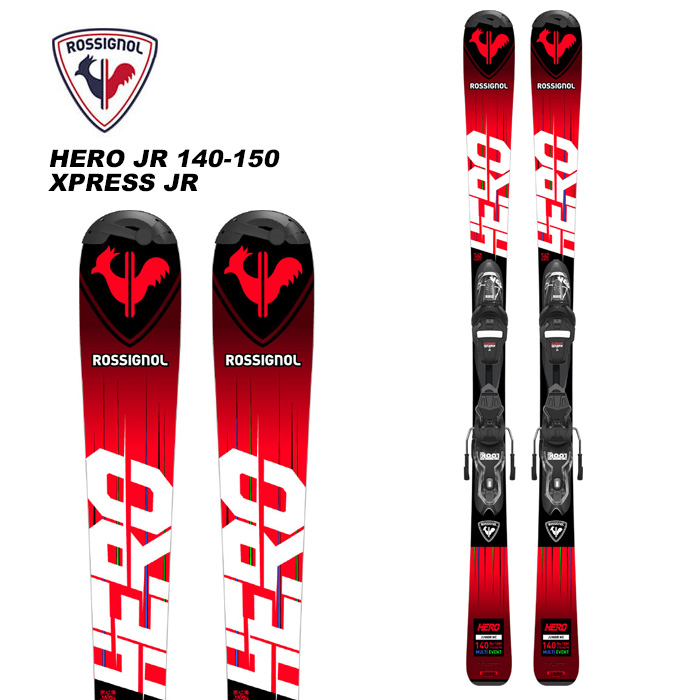 楽天市場】ROSSIGNOL ロシニョール スキー板 HERO JR + XPRESS 7 GW