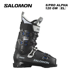 SALOMON サロモン スキーブーツ S/PRO ALPHA 120 GW〔EL〕 Black/White/Race Blue 23-24 モデル