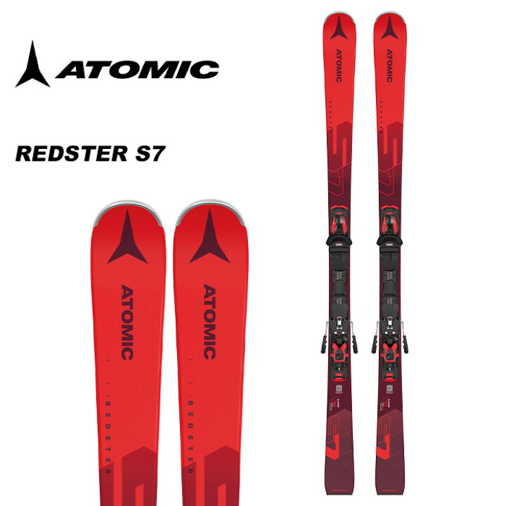 楽天市場】ATOMIC アトミック スキー板 REDSTER S7 + M 12 GW Red 