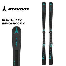 ATOMIC アトミック スキー板 REDSTER X7 REVOSHOCK C + M 12 GW Black/Teal ビンディングセット 23-24 モデル
