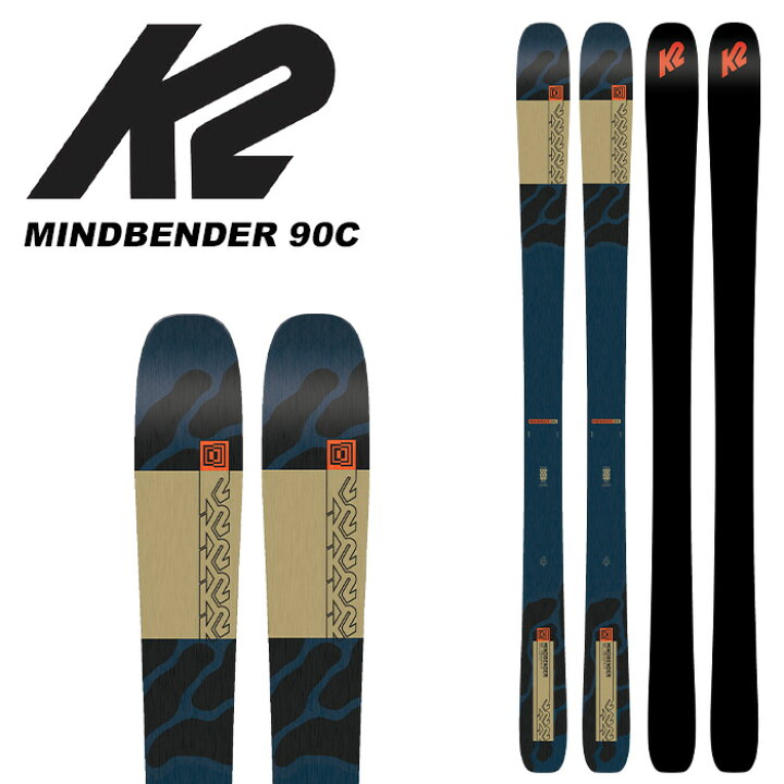 楽天市場】K2 ケーツー スキー板 MINDBENDER 90C 板単品 23-24 モデル 