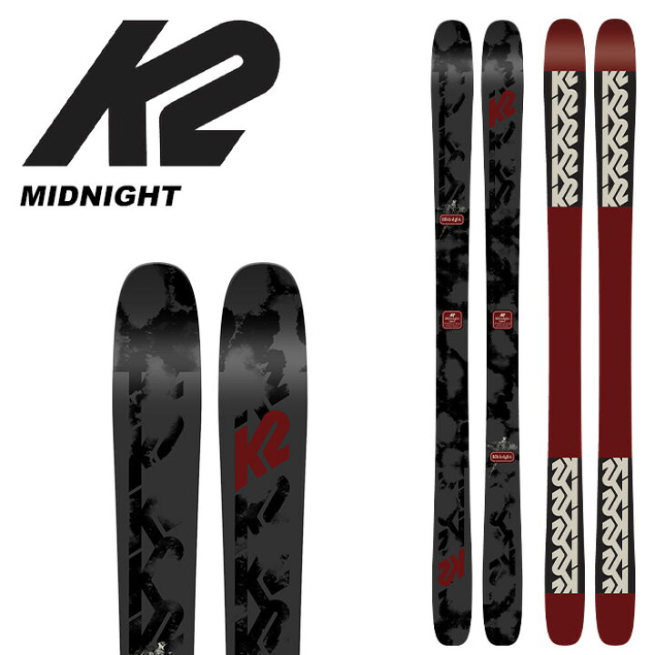 楽天市場】K2 ケーツー スキー板 MIDNIGHT 板単品 23-24 モデル  