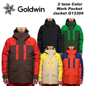 GOLDWIN G13304 2-tone Color Work Pocket Jacket 23-24(2024)f S[hEB XL[EFA WPbg