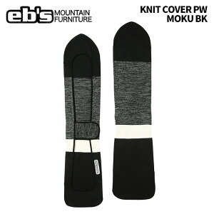 eb's �G�r�X KNIT COVER PW MOKU BK �j�b�g�J�o�[ �p�E�_�[�{�[�h �X�m�[�{�[�h�j�b�g�J�o�[ 25-26���f��