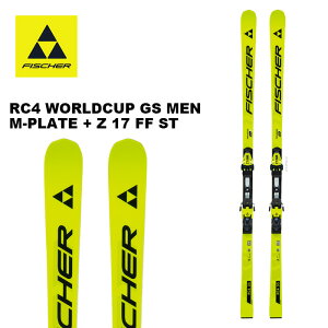 FISCHER tBbV[ XL[ RC4 WORLDCUP GS MEN M-PLATE + RC4 Z17 FREEFLEX ST rfBOZbg 24-25 f
