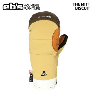 eb's【24/25・THE MITT:BISCUIT】エビス グローブ ザミット 耐水 防水 保温 スキー スノボ スノーボード ウィンターグローブ GORE-TEX