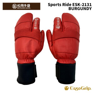 yESK-2131z MATSUOKA GLOVE O[u Sports Ride BURGUNDY 24-25 f