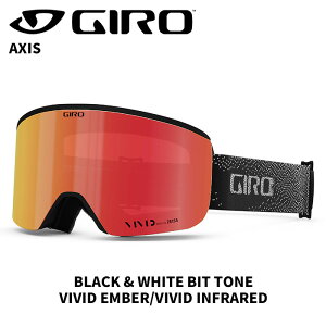 GIRO W S[O AXIS BLACK & WHITE BIT TONE VIVID Ember/VIVID Infrared 24-25 f