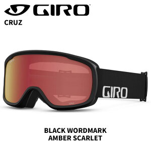 GIRO W S[O CRUZ BLACK WORDMARK Amber Scarlet 24-25 f