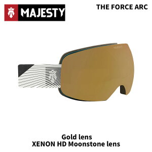 MAJESTY �}�W�F�X�e�B �S�[�O�� The Force Arc black | Gold lens + XENON HD moonstone lens 24-25 ���f��