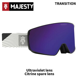 MAJESTY }WFXeB S[O Transition black | Ultraviolet lens + Citrine lens 24-25 f