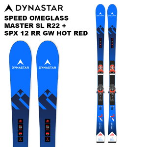 DYNASTAR fBiX^[ XL[ SPEED OMEGLASS MASTER SL R22 + SPX 12 ROCKERACE GW HOT RED rfBOZbg 24-25 f