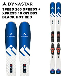 DYNASTAR ディナスター スキー板 SPEED 263 XPRESS + XPRESS 10 GW B83 BLACK HOT RED ビンディングセット 24-25 モデル