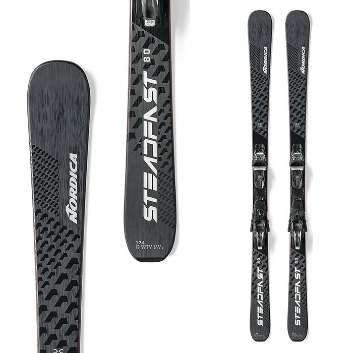 Nordicaノルディカスキー板STEADFAST80DCFDT+TP2LIGHT11FDT90mmビンディングセット24-25モデル