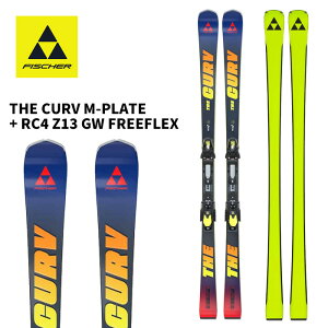 FISCHER tBbV[ XL[ THE CURV M-PLATE + RC4 Z13 GW FREEFLEX rfBOZbg 24-25 f
