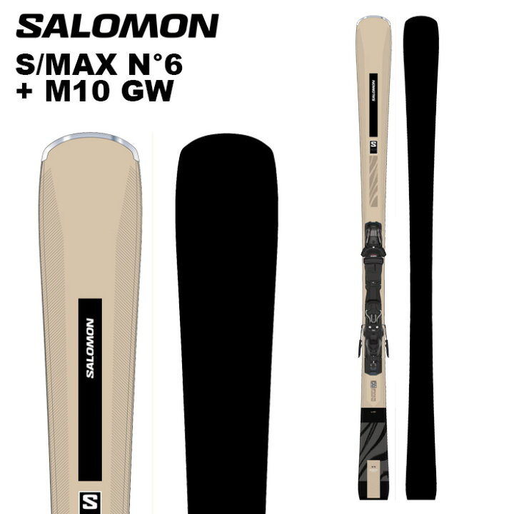 楽天市場】SALOMON サロモン スキー板 S/MAX N°6 + M10 GW 