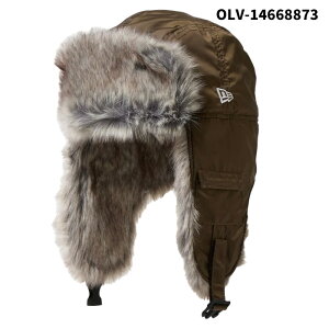 NEWERA �j���[�G�� OD TRAP2 DE WATER REPELLENT FUR 25-26���f���@�g���b�p�[�@�h���f�ށ@�t���C�g�L���b�v