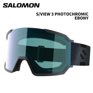SALOMON T S[O S/VIEW 3 PHOTOCHROMIC EBONY L47920100 25-26 f