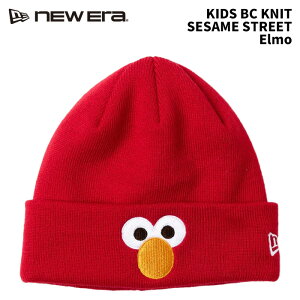 NEWERA �j���[�G�� KIDS BC KNIT SESAME STREET �Z�T�~�X�g���[�g Elmo �G���� ���b�h 25-26���f��