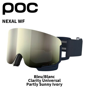 POC ポック ゴーグル NEXAL WF/Blue/Blanc/Clarity Universal/Partly Sunny Ivory/40851 25-26 モデル
