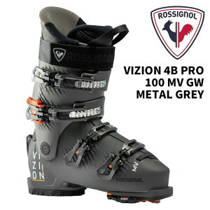 ROSSIGNOL Vj[ XL[u[c VIZION 4B PRO 100 MV GW METAL GREY 25-26 f