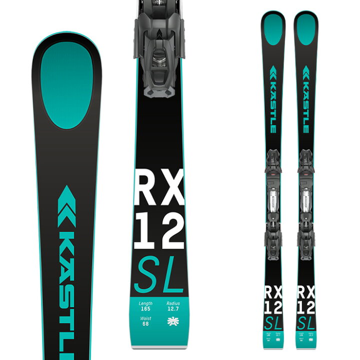 楽天市場】KASTLE ケスレ スキー板 RX12 SL prem + K12 TRI GW 