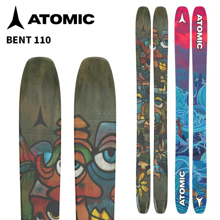 楽天市場】ATOMIC アトミック スキー板 BENT 110 板単品 25-26 モデル 