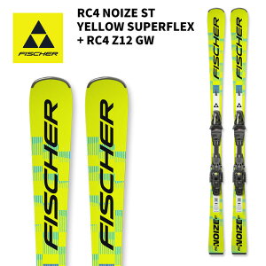 FISCHER tBbV[ XL[ RC4 NOIZE ST YELLOW SUPERFLEX + RC4 Z12 GW Powerrail rfBOZbg 25-26 f
