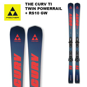 FISCHER �t�B�b�V���[ �X�L�[�� THE CURV TI TWIN POWERRAIL + RS10 GW �r���f�B���O�Z�b�g 25-26���f��