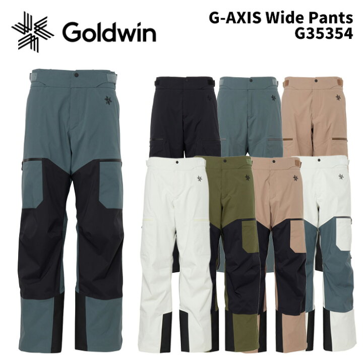 楽天市場】GOLDWIN G35354 G-AXIS Wide Pants 25-26(2026)モデル 