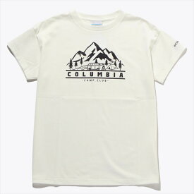 【1点までメール便可】[Columbia]コロンビアレディース ウェアヤハラフォレストショートスリーブTシャツ(PL4622)(125)Sea Salt