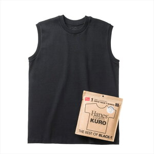 [Hanes]�w�C���YKURO �X���[�u���XT�V���c(HM3-B202)(090)�u���b�N