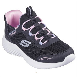 [SKECHERS]�X�P�b�`���[�Y�W���j�A�X���b�v�C���Y�V���[�YBOUNDER - SIMPLE CUTE(303585L)(BLK)�u���b�N