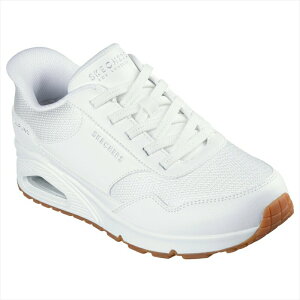 [݌ɏiɂԕis][SKECHERS]XPb`[YfB[XXbvCYV[YUNO-BANKSIA(177117W)(WHT)zCg