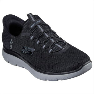 [�݌ɏ����i�ɂ��ԕi�����s��][SKECHERS]�X�P�b�`���[�Y�����Y�X���b�v�C���Y�V���[�YSUMMITS-HIGH RANGE(232457)(BKCC)�u���b�N/�`���R�[��